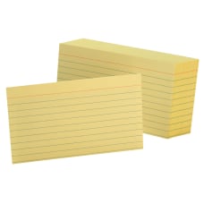 Oxford Color Index Cards Ruled 3