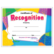 Trend Certificate of Recognition 850 x