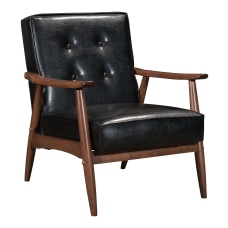 Zuo Modern Rocky Arm Chair BlackWalnut