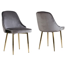 Glamour Home Alpha Dining Chairs Sandy