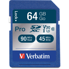 Verbatim 64GB Pro 600X SDXC Memory