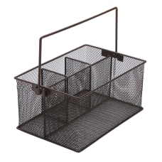 Mind Reader Metal Mesh Storage Basket