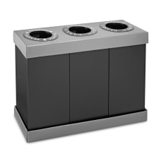 Alpine 3 Compartment Indoor Trash Bin