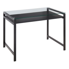 LumiSource Hover 44 W Desk ClearBlack