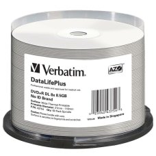 Verbatim DVDR DL 85GB 8X DataLifePlus