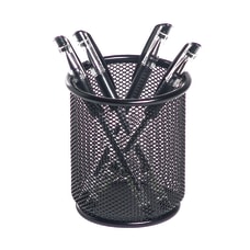 Brenton Studio Black Mesh Pencil Cup
