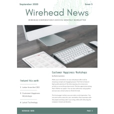 Single Page Newsletter