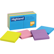 Highland Self Stick Notes 3 x