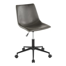 LumiSource Duke Task Chair BlackGray
