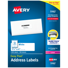 Avery Easy Peel Permanent Laser Address