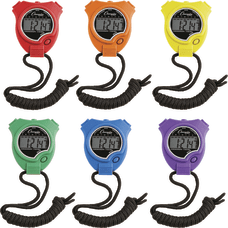 Champion Sports Stopwatches Assorted Colors Pack