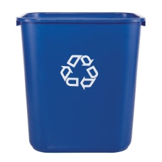 STX61549U01C Storex 9 Gallon Recycle Bin Blue 