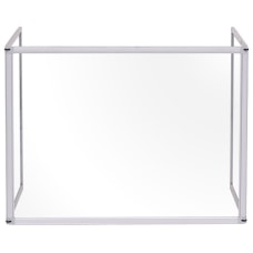Bi silque Desktop Divider Glass Barrier