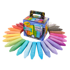 Crayola Glitter Chalk Assorted Colors Pack