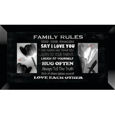 PTM Images Photo Frame Family Rules