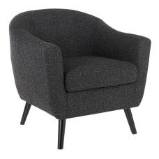 LumiSource Rockwell Accent Chair Black