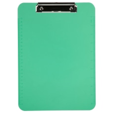 JAM Paper Plastic Clipboards with Metal