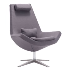 Zuo Modern Bruges Occasional Chair Charcoal
