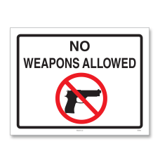 ComplyRight State Weapons Law Poster English