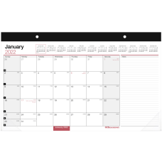 Office Depot Brand Monthly Desk Calendar