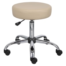 Boss Caressoft Medical Stool BeigeChrome
