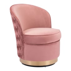 Zuo Modern Zelda Accent Chair PinkGold