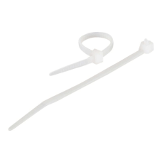 C2G 4in Cable Ties White 100pk