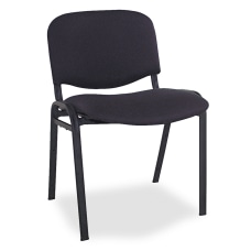 Alera Reception Style Stacking Chairs Black