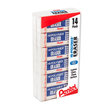 Pentel Hi Polymer Block Eraser White