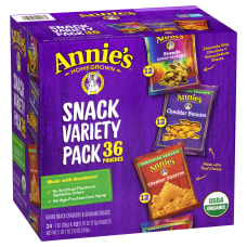 Annies Organic Bunny Snacks Variety Pack