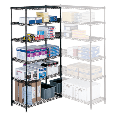 Safco Industrial Wire Shelving Starter Unit