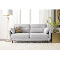 Serta Sierra Collection Sofa Smoke GrayChestnut