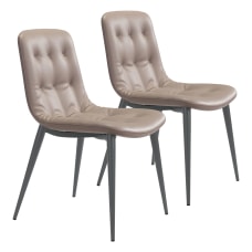 Zuo Modern Tangiers Dining Chairs Taupe