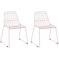 Ace Childrens Wire Activity Chairs Blush