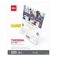 Office Depot Brand Laminating Pouches Letter