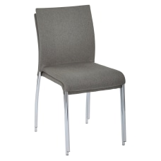 Ave Six Conway Stacking Chairs SmokeSilver
