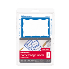 Office Depot Brand Name Badge Labels
