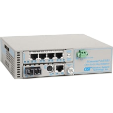 Omnitron iConverter MUXM Ethernet 4xT1E1 Fiber