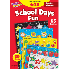 Trend Sparkle Stickers School Days Fun