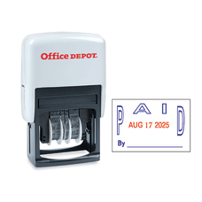 Office Depot Brand Date Paid Dater