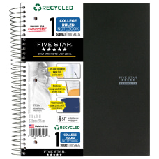 Five Star 50percent Recycled Notebook 8