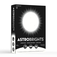 Astrobrights Card Stock Stardust White Letter