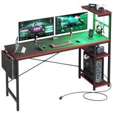 Bestier LED Gaming Computer Desk With