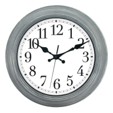 Realspace Round Wall Clock 13 Wiped