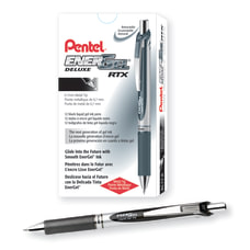 12 Colors Set Pentel BL-105 Energel 0.5mm Extra Fine Roller Ball Pen 