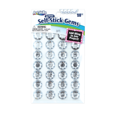 Artskills Clear Self Stick Gems Pack