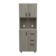 Inval Storage Cabinet With Microwave Stand