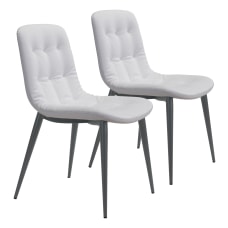 Zuo Modern Tangiers Dining Chairs White