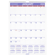 AT A GLANCE Monthly Wall Calendar