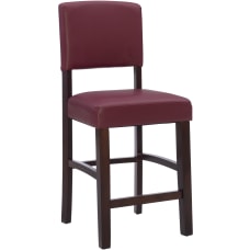 Linon Franklin Faux Leather Counter Stool